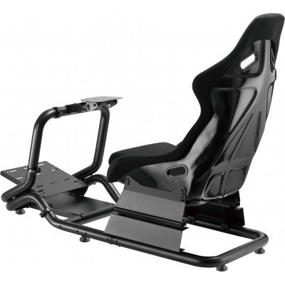 Крісло ігрове OfficePro RS167 з кокпітом кріплення для керма та педалей Black (RS167)