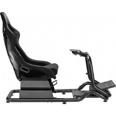 Крісло ігрове OfficePro RS167 з кокпітом кріплення для керма та педалей Black (RS167)
