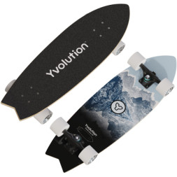 Скейтборд дитячий Yvolution Fishtail Cruiser 76 см, синій (YS48B2)