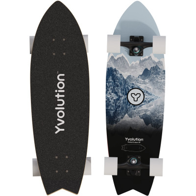 Скейтборд дитячий Yvolution Fishtail Cruiser 76 см, синій (YS48B2)