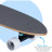 Скейтборд дитячий Yvolution Fishtail Cruiser 76 см, синій (YS48B2)