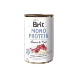 Вологий корм для собак Brit Care Mono Protein Lamb and Rice з ягнятиною та рисом (8595602555352)