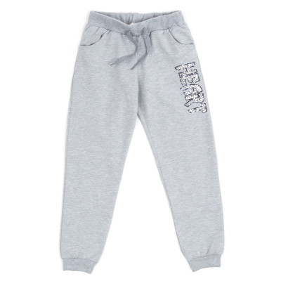Спортивний костюм дитячий Breeze з пайетками (14631-134G-gray)