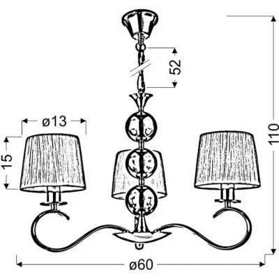 Люстра Candellux CLARA (33-21618)