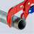 Ключ KNIPEX трубний з S-подібним змиканням, 420мм (83 60 015)