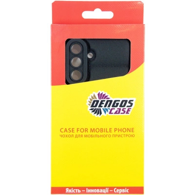 Чохол до мобільного телефона Dengos Kit Samsung Galaxy A36 5G Soft + glass (Black) (DG-KM-140)