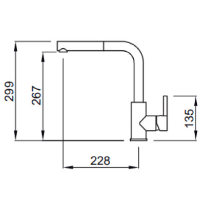 Змішувач Elleci SHELL PLUS BIANCO 68