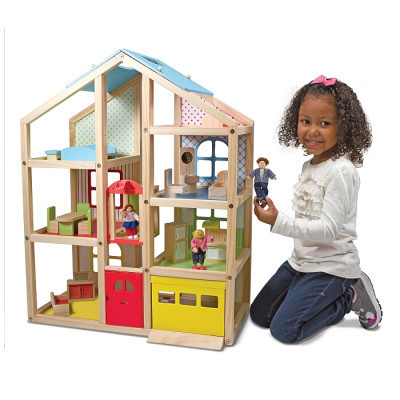 Ігровий набір Melissa&amp;Doug Кукольный домик с подъемником и мебелью (MD2462)