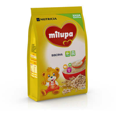 Дитяча каша Milupa безмолочна Вівсяна 170 г (5900852930089)