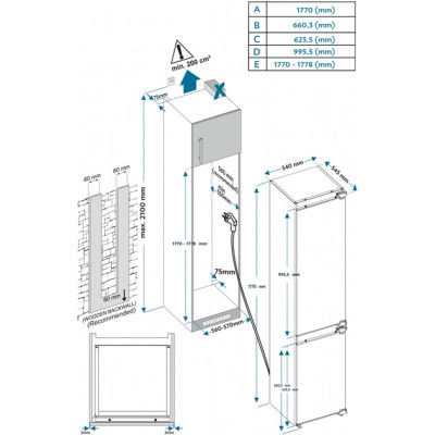 Морозильна камера Vestfrost IFN2791E