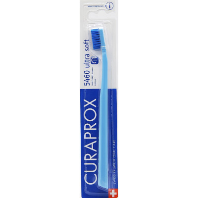 Зубна щітка Curaprox CS 5460 Ultra Soft Ультрам&#039;яка D 0.10 мм Блакитна із синьою щетиною (CS 5460-19)