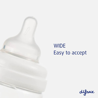 Пляшечка для годування Difrax S-bottle Wide із силіконовою соскою, 310 мл (707 Brick)