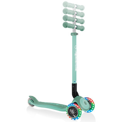 Самокат Globber Primo Foldable Plus Lights м&#039;ятний (439-206)