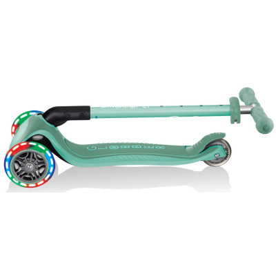 Самокат Globber Primo Foldable Plus Lights м&#039;ятний (439-206)