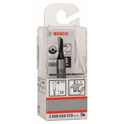 Фреза Bosch Professional пазова з одним лезом, Std, S8, D5, L12.7 (2.608.628.378)