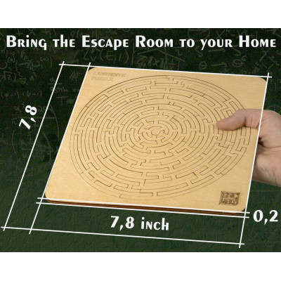 Головоломка EscapeWelt Дерев&#039;яна Labyrinth Puzzle (50031)