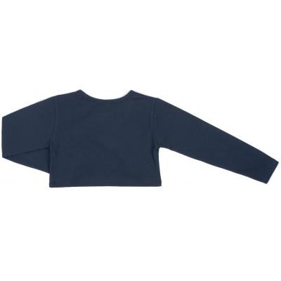 Болеро дитяче Breeze з квіткою (6712-164G-blue)