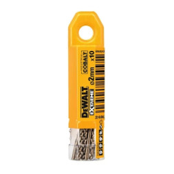 Свердло DeWALT по металу EXTREME INDUSTRIAL COBALT HSS-CO, 2 х 49 х 24 мм, 10 шт (DT4918)