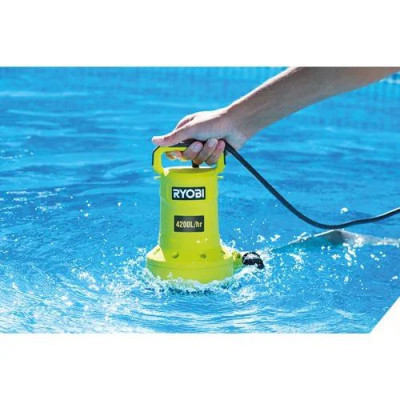 Садовий насос Ryobi для брудної та чистої води RY18SPA-0, 18В ONE+, 4200л/г (без АКБ та ЗП) (5133005778)