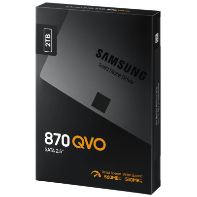 Накопичувач SSD 2.5&quot; 2TB 870 QVO Samsung (MZ-77Q2T0BW)