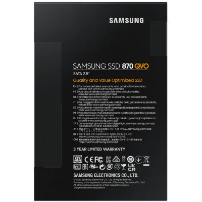 Накопичувач SSD 2.5&quot; 2TB 870 QVO Samsung (MZ-77Q2T0BW)