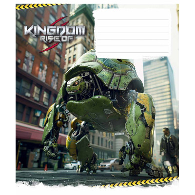 Зошит Школярик Animals transformers 12 аркушів клітинка (012-3467K)