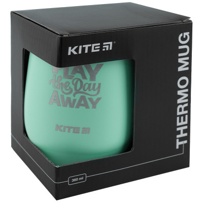 Поїльник-непроливайка Kite Play all day away термокружка 360 мл, бірюзова (K22-378-02-1)