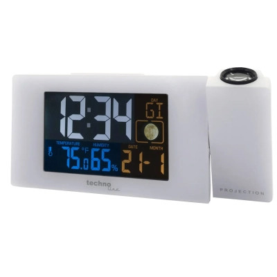 Настільний годинник Technoline WT537 проекційний White (DAS301197)