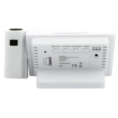 Настільний годинник Technoline WT537 проекційний White (DAS301197)