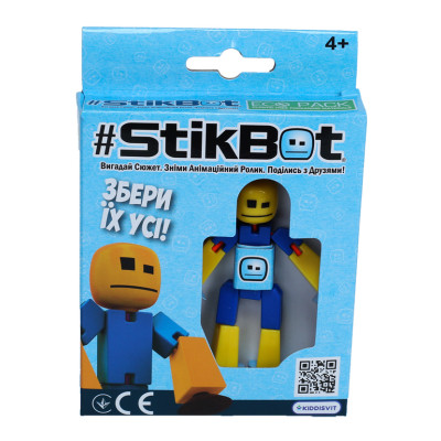 Фігурка Stikbot для анімаційної творчості (синьо-жовтий) (TST616-23UAKDBl)