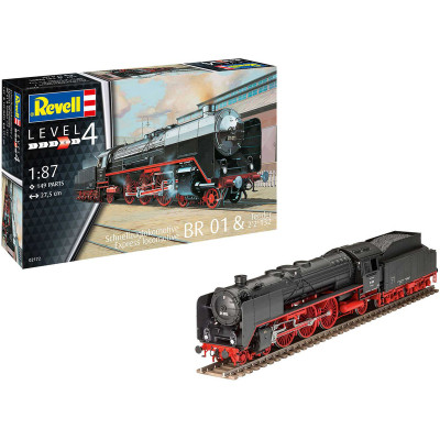 Збірна модель Revell Експрес локомотив BR01 з тендером 2&#039;2 T32 рівень 4,1:87 (RVL-02172)