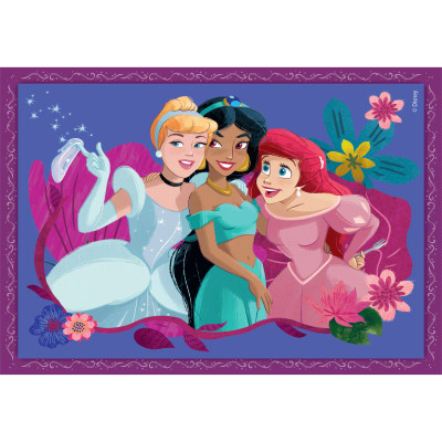 Пазл Clementoni 4 в 1 Princess, 12,16,20 та 24 елементи (21517)