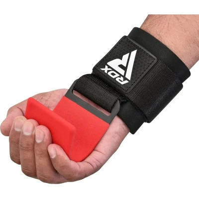 Гаки для тяги на зап&#039;ястя RDX W5 Gym Hook Strap Red Plus (WAN-W5R+)