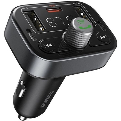 FM модулятор Baseus S-09 Lite Series Black (C10762300113-00)