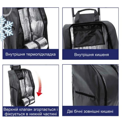 Сумка-візок Casa Si Partner Black (CS93076Y06S) (DAS302426)