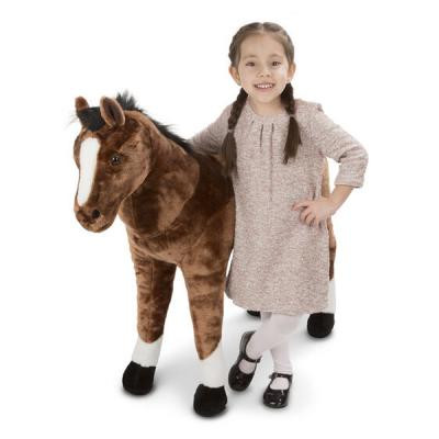 М&#039;яка іграшка Melissa&amp;Doug Гігантська плюшевий кінь, 100 см (MD12105)