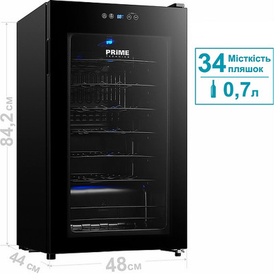 Холодильник PRIME Technics PWC 8634 EB