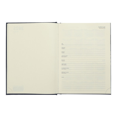 Тижневик Buromax датований 2025 GENTLE, А5 зелений (BM.2109-04)