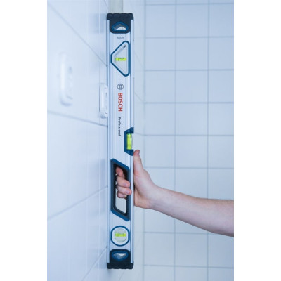 Рівень Bosch 60см, 3 капсули, алюмінієвий корпус, отвори для руки (1.600.A01.6BP)