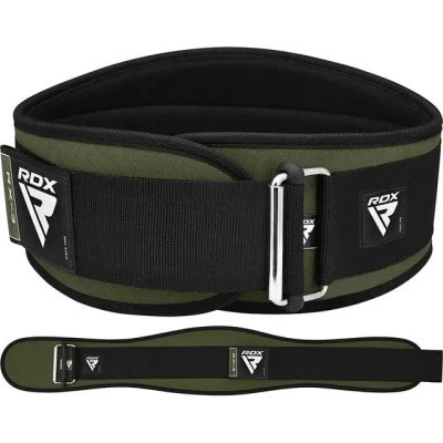 Атлетичний пояс RDX RX3 EVA Curve неопреновий Army Green L (WBE-RX3AG-L)
