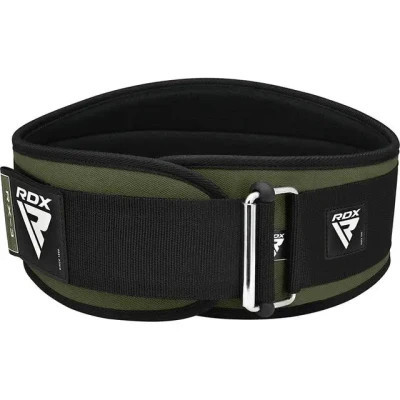 Атлетичний пояс RDX RX3 EVA Curve неопреновий Army Green L (WBE-RX3AG-L)