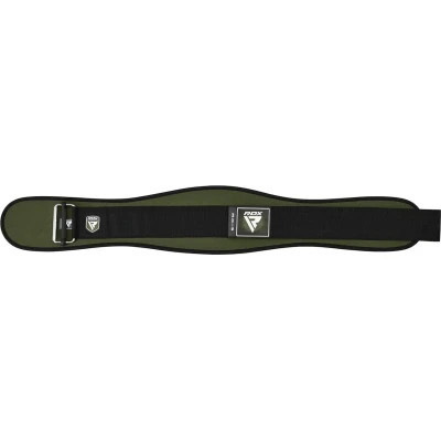 Атлетичний пояс RDX RX3 EVA Curve неопреновий Army Green L (WBE-RX3AG-L)