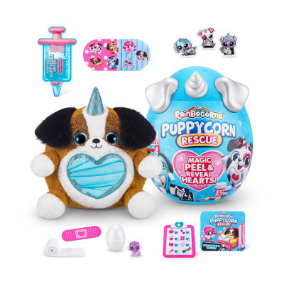 М&#039;яка іграшка Rainbocorns сюрприз B серія Puppycorn Rescue (9261B)