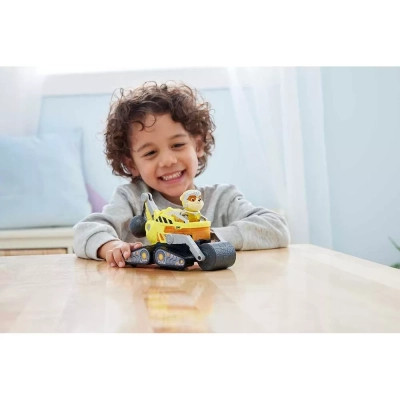 Ігровий набір Paw Patrol Щенячий патруль у кіно 2 Рятувальний автомобіль-трансформер із водієм Кремезом (SM17776/6511)