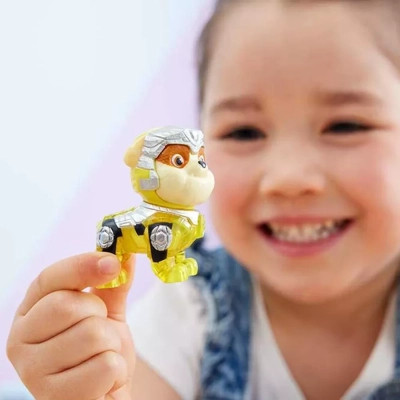 Ігровий набір Paw Patrol Щенячий патруль у кіно 2 Рятувальний автомобіль-трансформер із водієм Кремезом (SM17776/6511)