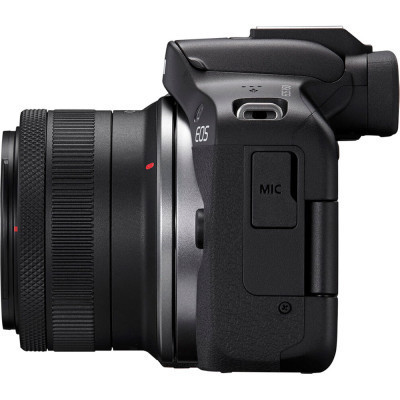 Цифровий фотоапарат Canon EOS R50 + RF-S 18-45 IS STM Black Creator Kit (5811C036)