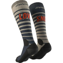 Шкарпетки Dynafit FT Graphic Socks 71613 5261 - 43-46 - бежевий/чорний (016.002.2607)