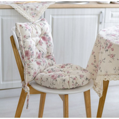 Подушка на стілець Прованс Bella Троянди 40х40 (4823093416536)