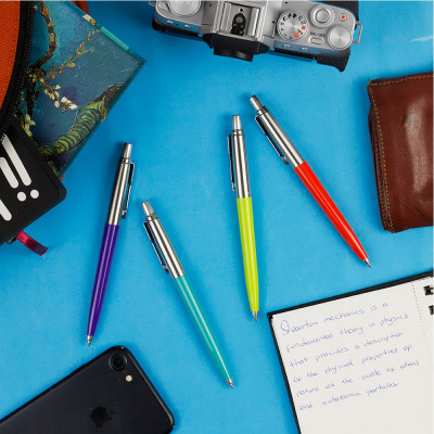 Ручка кулькова Parker JOTTER 17 Originals 80s Vermilon CT BP + Indigo CT BP блістер (15 996_BRED_2597)