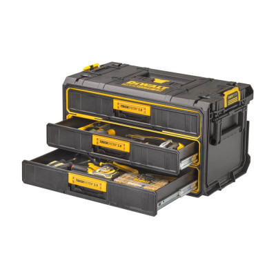 Ящик для інструментів DeWALT TOUGHSYSTEM 2.0, 555х355х305 мм., модуль на 3 ящики (DWST08330-1)